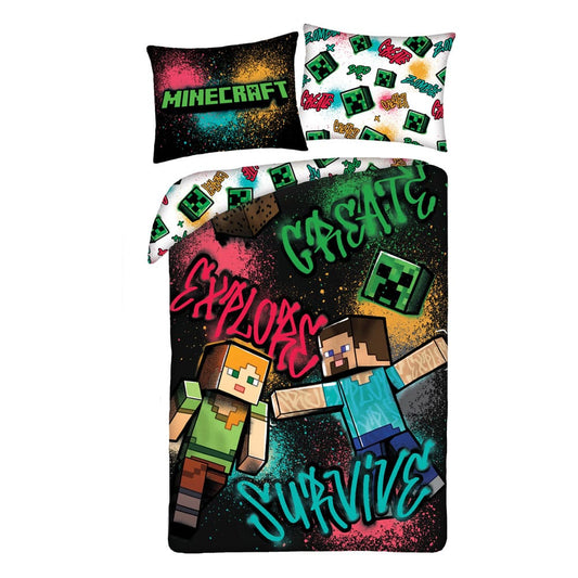 Minecraft Duvet Set Ver. 6 140 x 200 cm / 70 x 90 cm