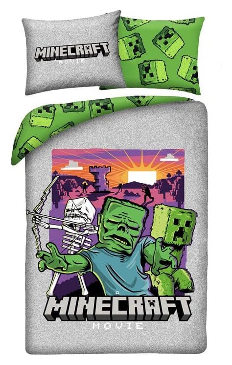 Minecraft Movie Duvet Set Ver. 1 140 x 200 cm / 70 x 90 cm Halantex