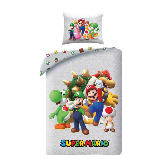 Super Mario Duvet Set Ver. 4 140 x 200 cm / 70 x 90 cm Blankets & Duvets