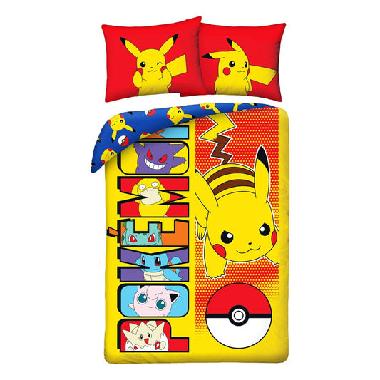 Pokémon Duvet Set Ver. 15 140 x 200 cm / 70 x 90 cm Blankets & Duvets