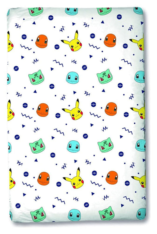 Pokémon Fitted Sheet Head 90 x 200 cm