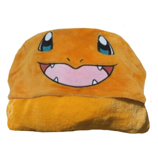 Pokémon Coral Hooded Blanket Charmander 120 x 150 cm Blankets & Duvets