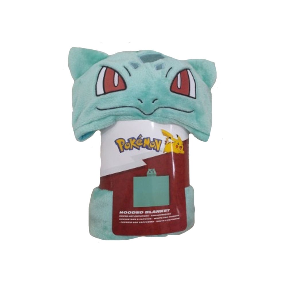 Pokémon Coral Hooded Blanket Bulbasaur 120 x 150 cm Blankets & Duvets