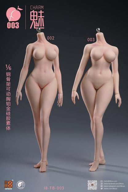 Original Character Silicone Body 1/6 "Charm" Steel-Frame Platinum Articulated Breasts