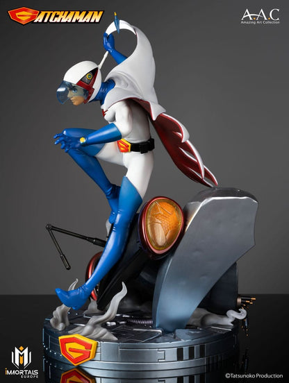Gatchaman Amazing Art Collection Statue Ken the Eagle The Leader of the Science Ninja Team 34 cm Statues
