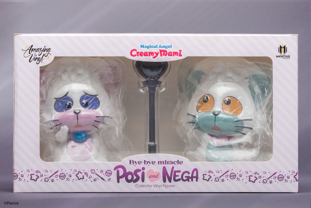 Magical Angel Creamy Mami Statue 1:1 Amazing Vinyl Posi and Nega 14 cm Immortals Collectibles