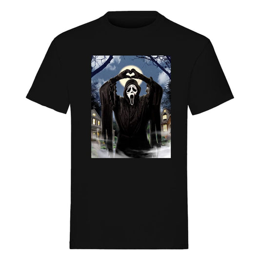 Scream T-Shirt Ghost Face Hearts Size XL - FanofThings.co.uk