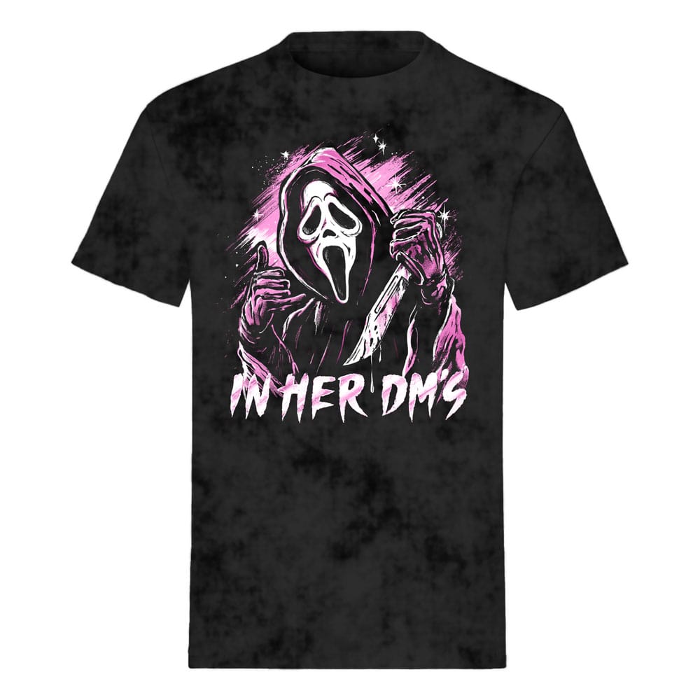 Scream T-Shirt Ghost Face In her DM's Size XL - FanofThings.co.uk