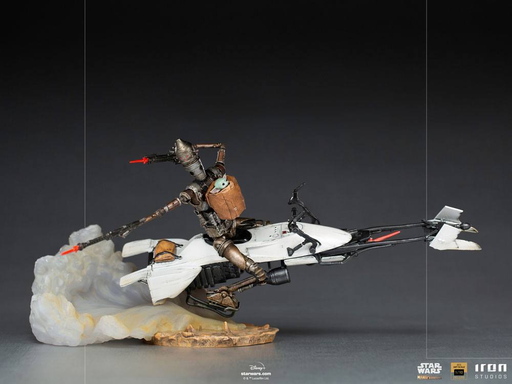 Star Wars The Mandalorian Deluxe Art Scale Statue 1/10 IG-11 & The Child 20 cm Scale Figures