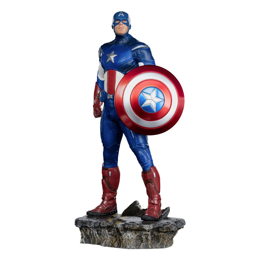The Infinity Saga BDS Art Scale Statue 1/10 Captain America Battle of NY 23 cm Statues