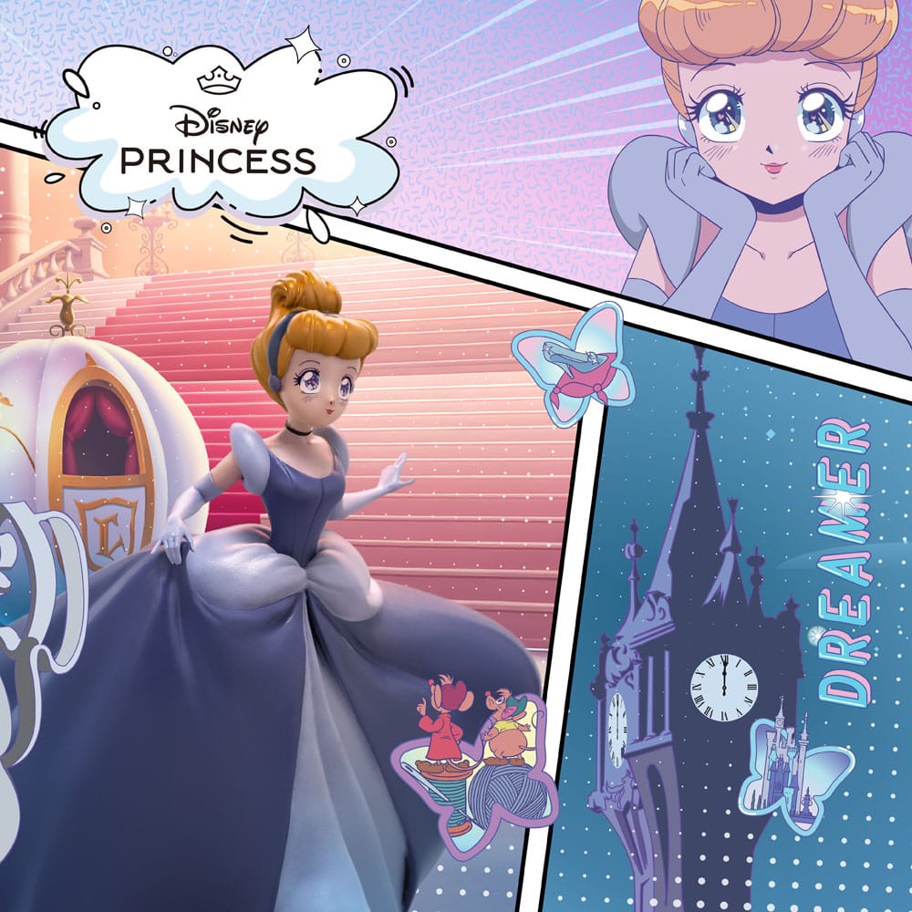 Disney Anime Princess Scale Statue Cinderella 19 cm Iron Studios