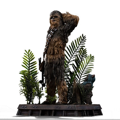 Star Wars Episode VI Art Scale Statue 1/10 Chewbacca and Tokkat 22 cm Iron Studios