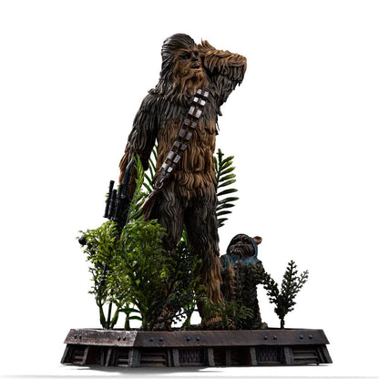 Star Wars Episode VI Art Scale Statue 1/10 Chewbacca and Tokkat 22 cm Iron Studios