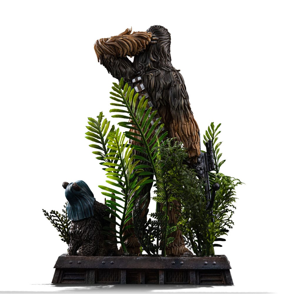 Star Wars Episode VI Art Scale Statue 1/10 Chewbacca and Tokkat 22 cm Iron Studios