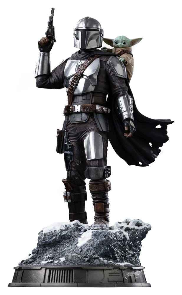 The Mandalorian & Grogu Art Scale Statue 1/10 The Mandalorian and Grogu 25 cm