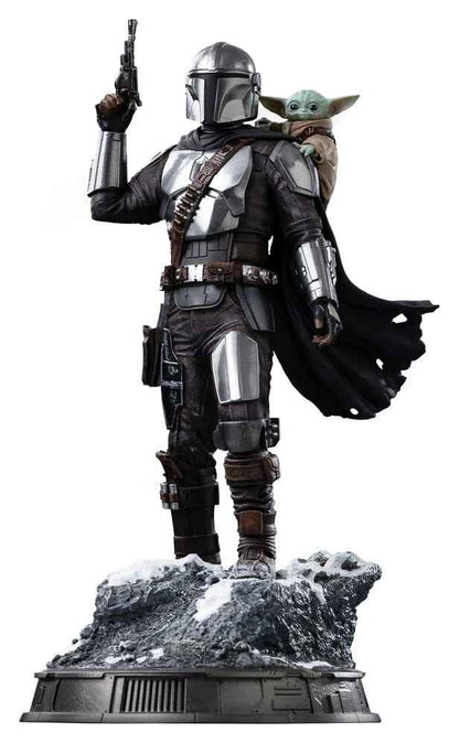 The Mandalorian & Grogu Art Scale Statue 1/10 The Mandalorian and Grogu 25 cm