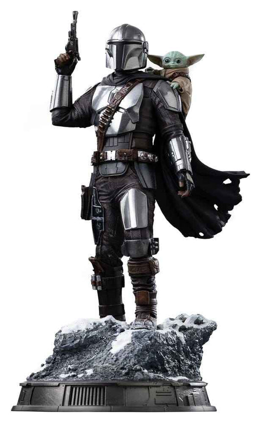 The Mandalorian & Grogu Art Scale Statue 1/10 The Mandalorian and Grogu 25 cm