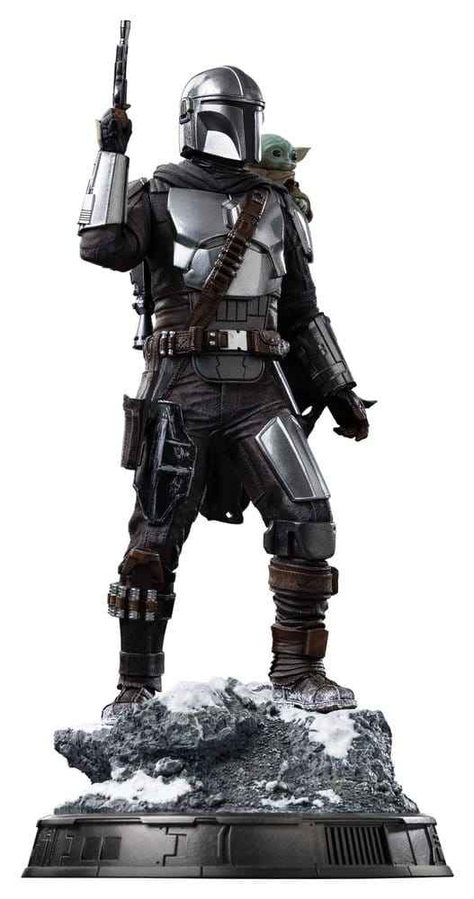 The Mandalorian & Grogu Art Scale Statue 1/10 The Mandalorian and Grogu 25 cm