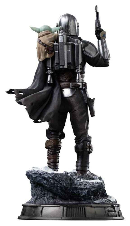 The Mandalorian & Grogu Art Scale Statue 1/10 The Mandalorian and Grogu 25 cm