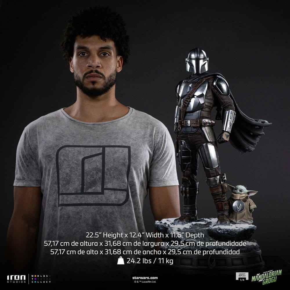 The Mandalorian & Grogu Legacy Replica Statue 1/4 The Mandalorian and Grogu 57 cm
