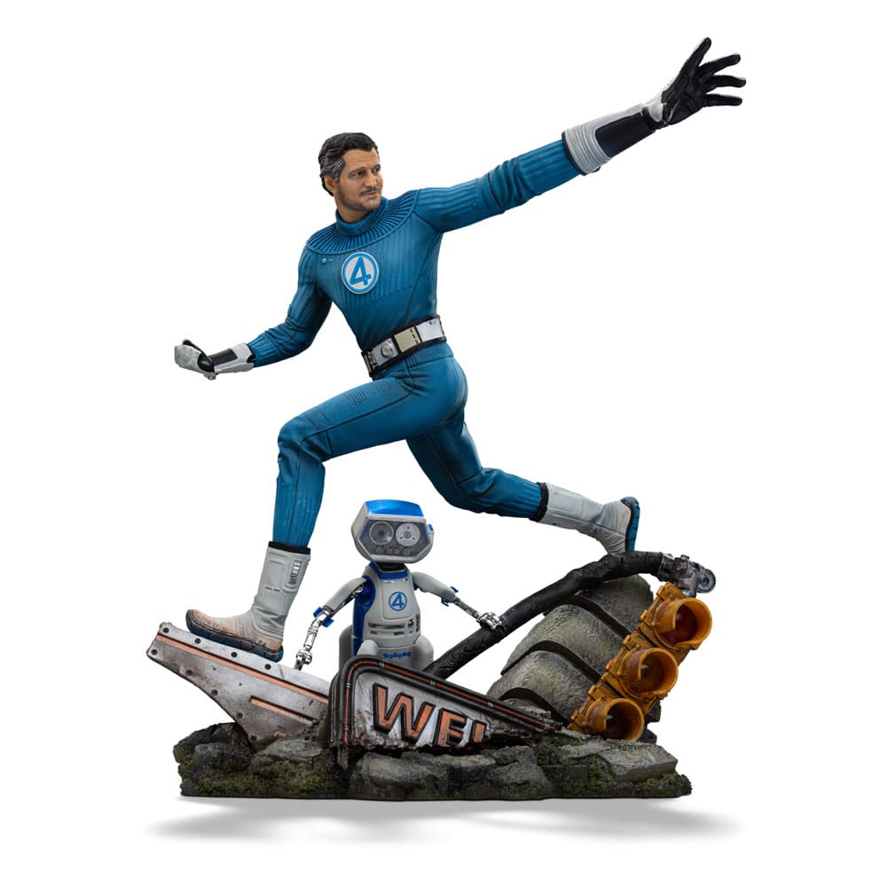 Fantastic Four Art Scale Statue 1/10 Mr. Fantastic and H.E.R.B.I.E 26 cm