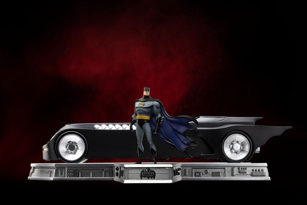 Batman The Animated Series (1992) Art Scale Set Deluxe 1/10 Batman and Batmobile 24 cm Statues