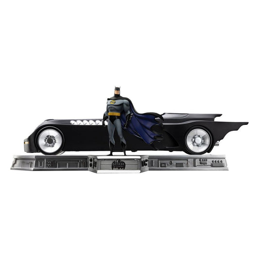 Batman The Animated Series (1992) Art Scale Set Deluxe 1/10 Batman and Batmobile 24 cm Statues