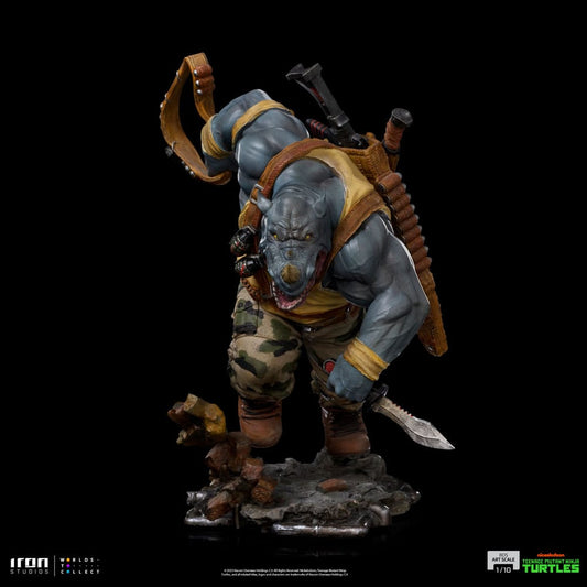 Teenage Mutant Ninja Turtles BDS Art Scale Statue 1/10 Rocksteady 24 cm