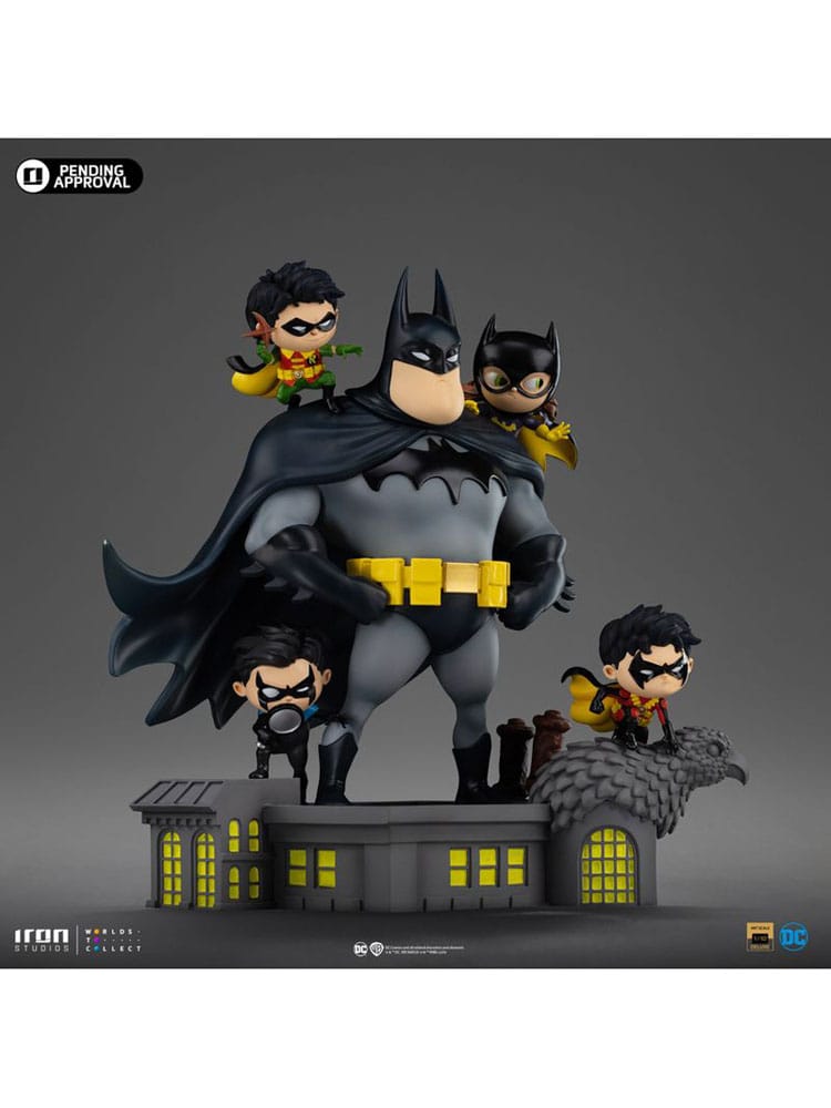 Batman Animated icons PVC Figure Batman Family 18 cm Iron Studios