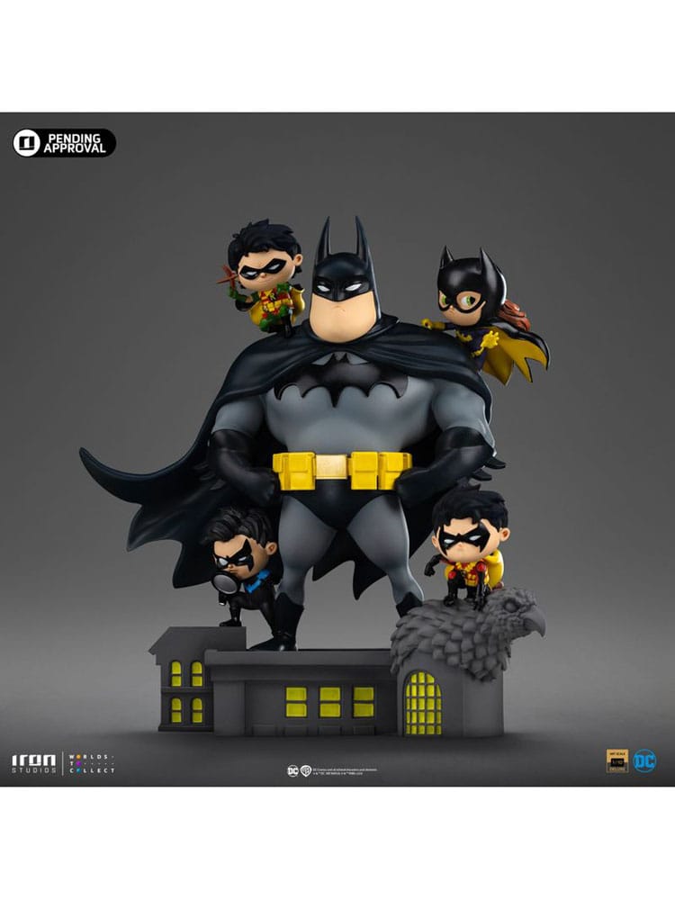 Batman Animated icons PVC Figure Batman Family 18 cm Iron Studios