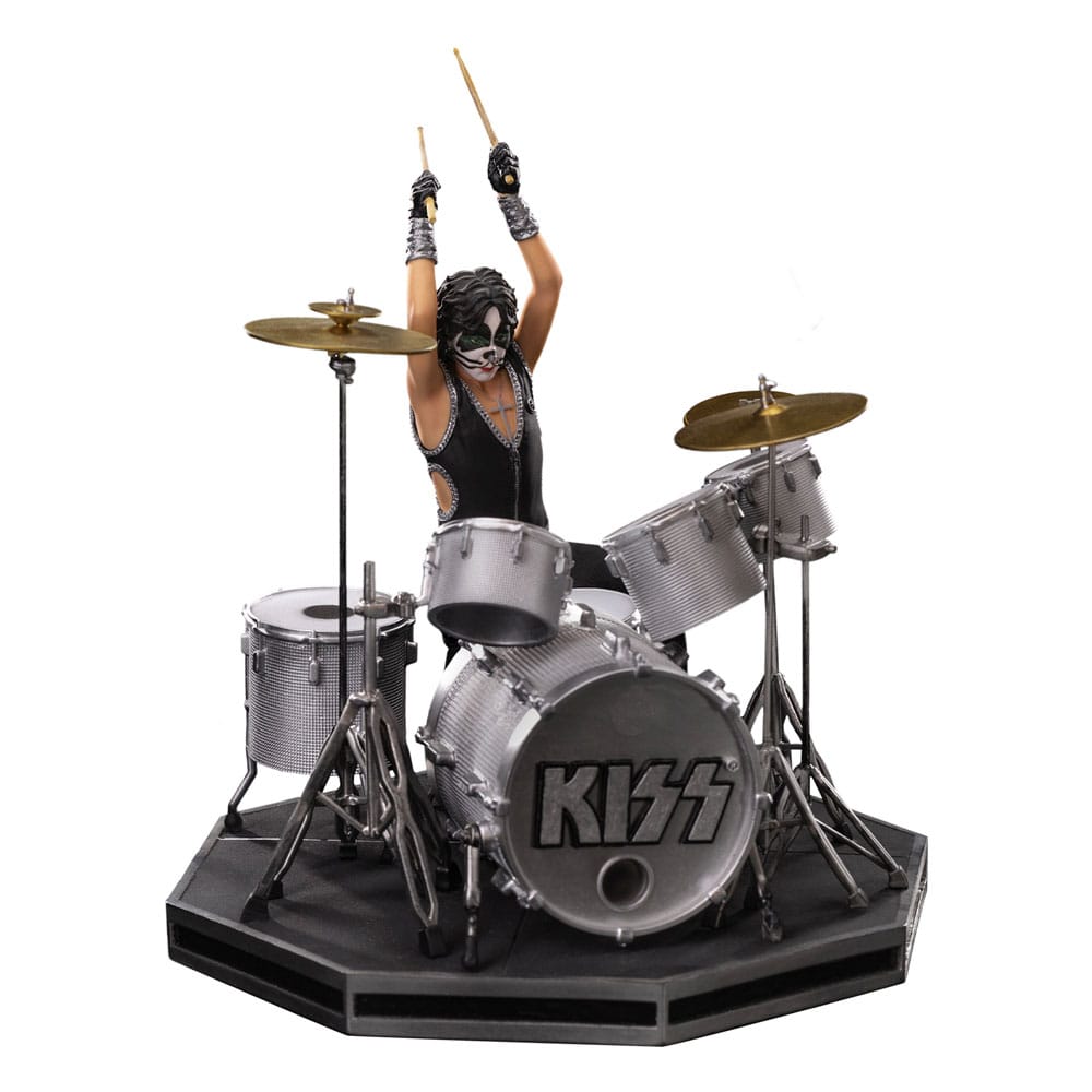 Kiss Art Scale Statue 1/10 Peter Criss Limited Edtition 22 cm Iron Studios