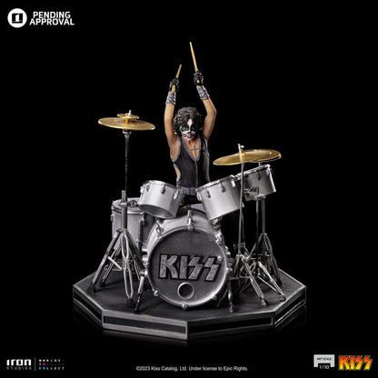 Kiss Art Scale Statue 1/10 Peter Criss Limited Edtition 22 cm Iron Studios