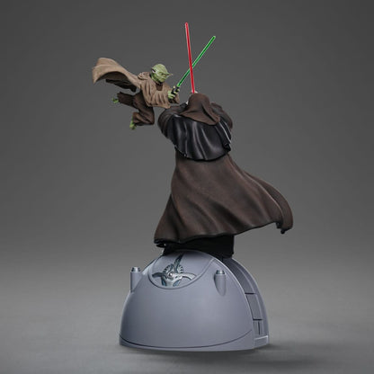 Star Wars Deluxe Art Scale Statue 1/10 Yoda vs Emperor Palpatine (CCXP Exclusive 2024) 31 cm Statues