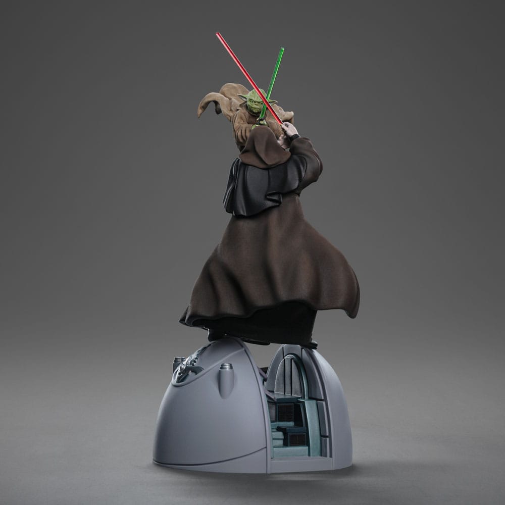 Star Wars Deluxe Art Scale Statue 1/10 Yoda vs Emperor Palpatine (CCXP Exclusive 2024) 31 cm Statues