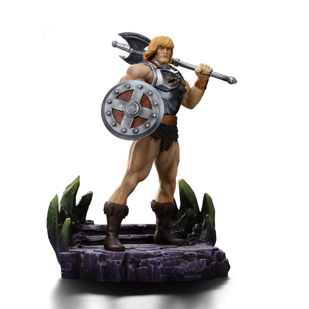 Masters of the Universe Art Scale Statue 1/10 He-Man Battle Armor Version heo Exclusice 23 cm Iron Studios