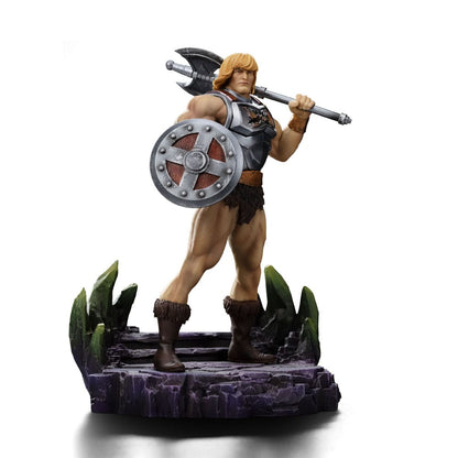 Masters of the Universe Art Scale Statue 1/10 He-Man Battle Armor Version heo Exclusice 23 cm Iron Studios