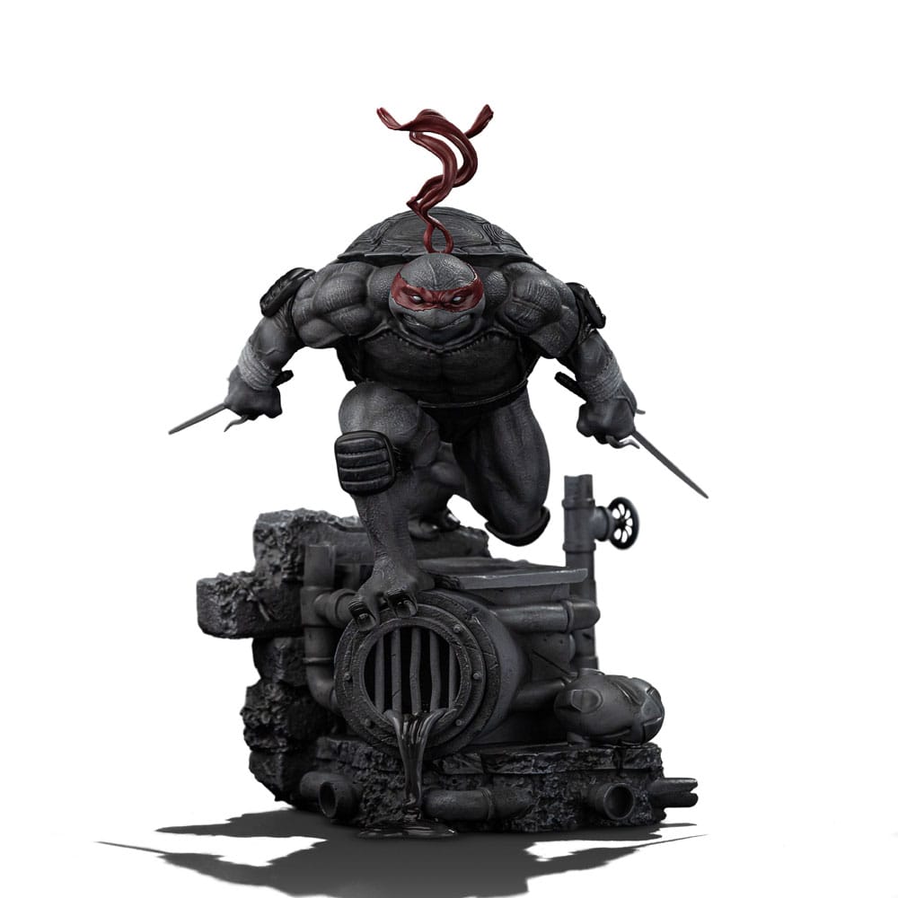 Teenage Mutant Ninja Turtles Art Scale Statue 1/10 Raphael Black and White Variant 26 cm heo exclusive Iron Studios