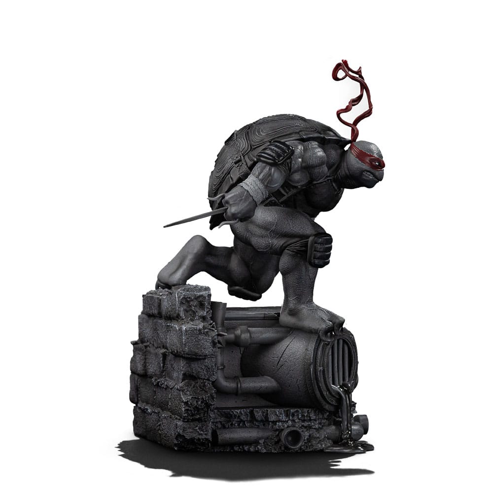Teenage Mutant Ninja Turtles Art Scale Statue 1/10 Raphael Black and White Variant 26 cm heo exclusive Iron Studios