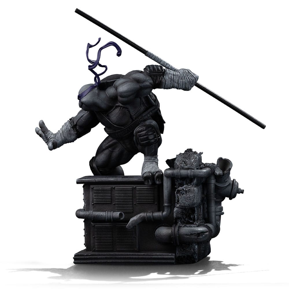 Teenage Mutant Ninja Turtles Art Scale Statue 1/10 Donatello Black and White Variant 26 cm heo exclusive Iron Studios