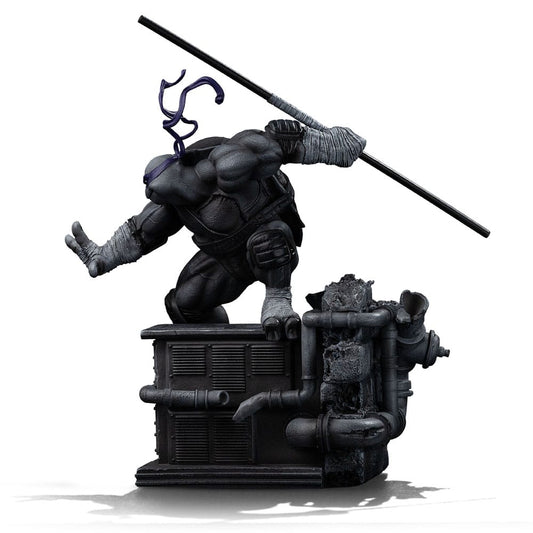 Teenage Mutant Ninja Turtles Art Scale Statue 1/10 Donatello Black and White Variant 26 cm heo exclusive