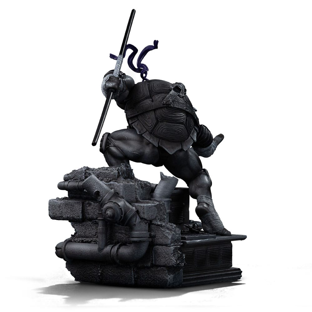 Teenage Mutant Ninja Turtles Art Scale Statue 1/10 Donatello Black and White Variant 26 cm heo exclusive Iron Studios