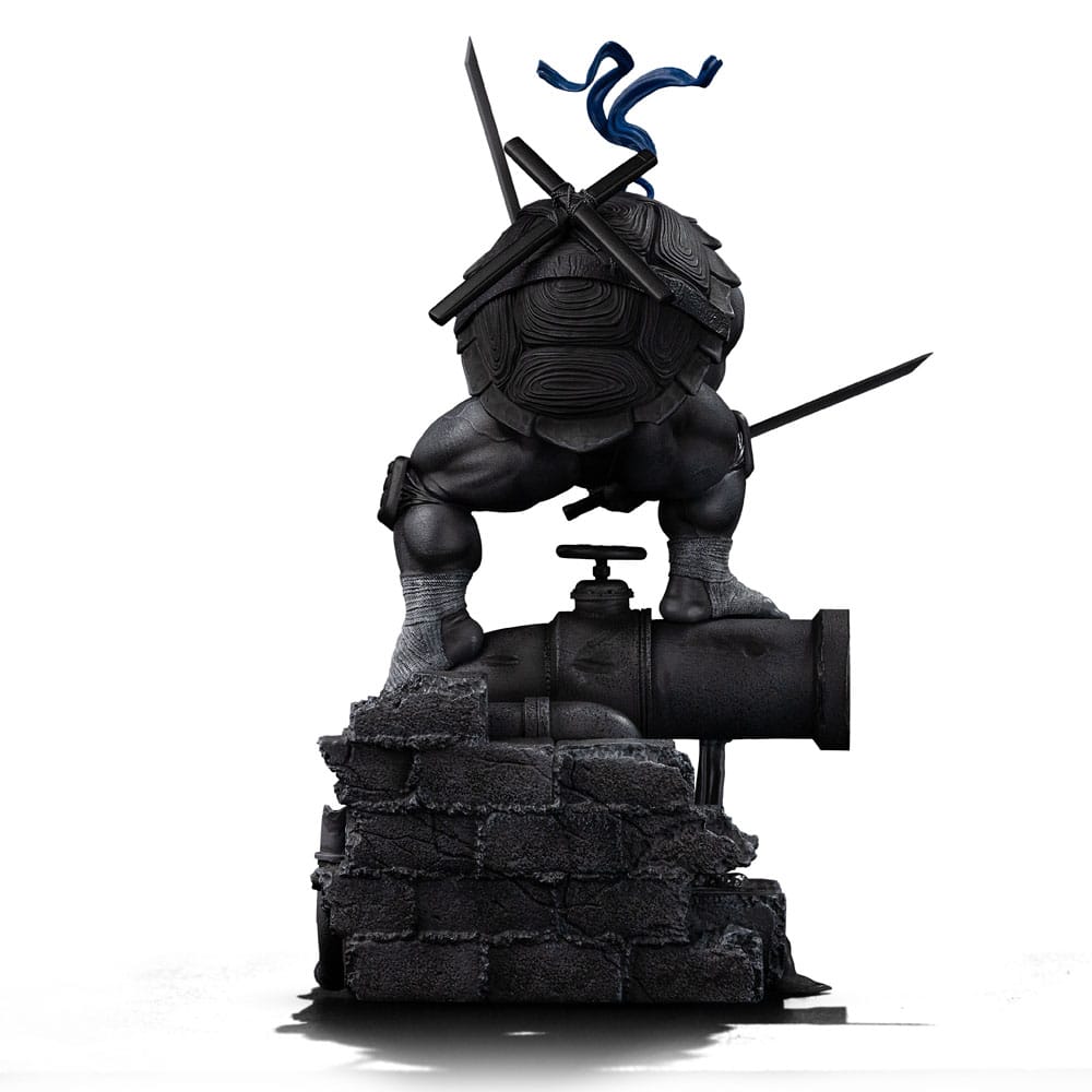 Teenage Mutant Ninja Turtles Art Scale Statue 1/10 Leonardo Black and White Variant 26 cm heo exclusive Iron Studios