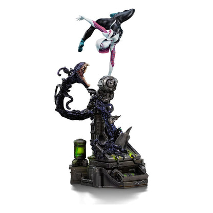 Spider-Man vs Villains Art Scale Statue 1/10 Ghost Spider Diorama 34 cm Statues