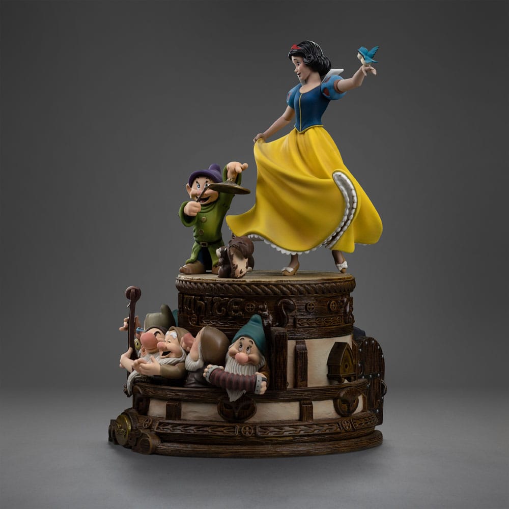 Snow White and the Seven Dwarves Art Scale Statue 1/10 Snow White and Dopey Deluxe Edition 21 cm Iron Studios