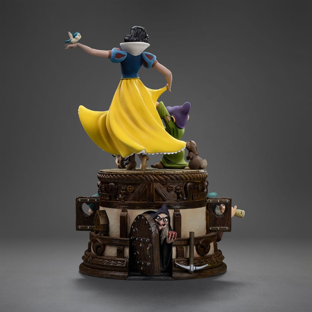 Snow White and the Seven Dwarves Art Scale Statue 1/10 Snow White and Dopey Deluxe Edition 21 cm Iron Studios