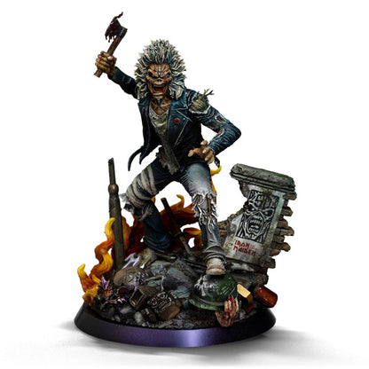 Iron Maiden Art Scale Statue 1/10 Eddie 50th Year Anniversary 22 cm
