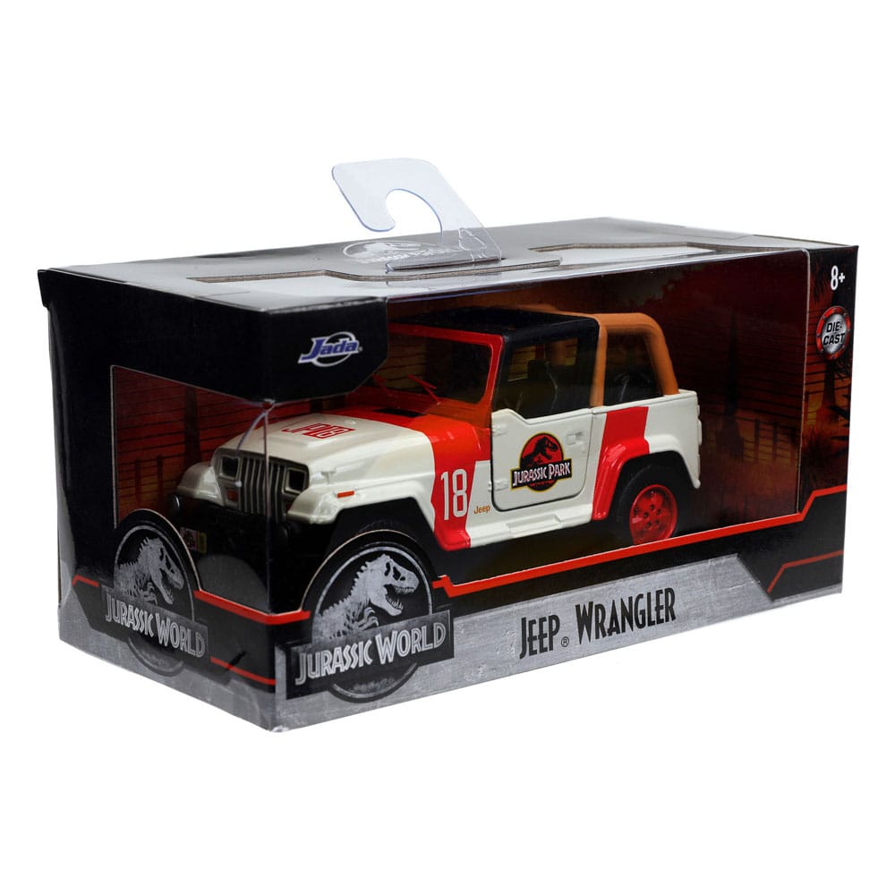 Jurassic World Diecast Model 1/32 Jeep Wrangler Jada Toys