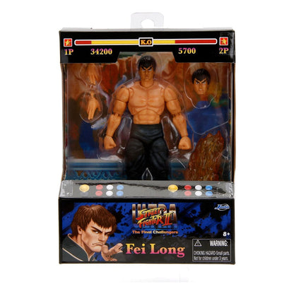 Ultra Street Fighter II: The Final Challengers Action Figure 1/12 Fei-Long 15 cm Action figures