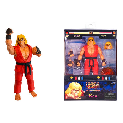 Ultra Street Fighter II: The Final Challengers Action Figure 1/12 Ken 15 cm Jada Toys