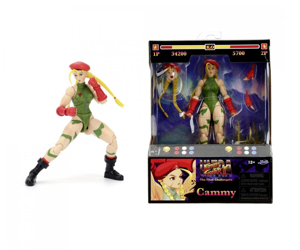 Ultra Street Fighter II: The Final Challengers Action Figure 1/12 Cammy 15 cm Jada Toys